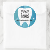 Rond Sticker Modèle Soins dentaires (Sac)