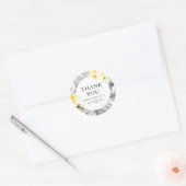 Rond Sticker moderne Tropical Merci de mariage Favor (Enveloppe)