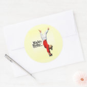 Rond Sticker Moms Skateboard (Enveloppe)