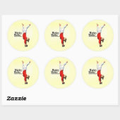 Rond Sticker Moms Skateboard (Feuille)