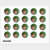 Rond Sticker Monarch (Feuille)
