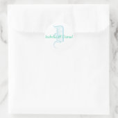 Rond Sticker Monogram Mariage Monogram (Sac)