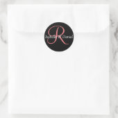 Rond Sticker Monogram Mariage Monogram (Sac)