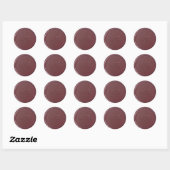 Rond Sticker Monogram Mulberry Wax Seal (Feuille)