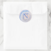 Rond Sticker Monogram Tie Dye Classic Round (Sac)