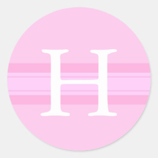 Rond Sticker Monogramme H