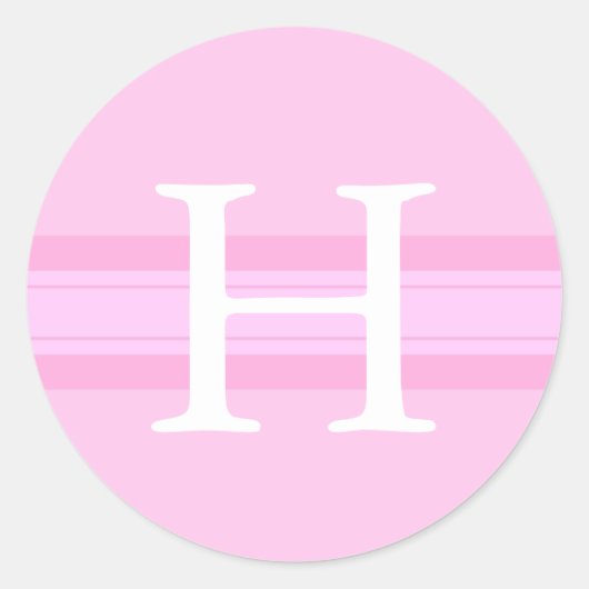 Rond Sticker Monogramme H (Devant)