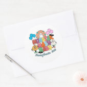 Rond Sticker Monster Mash Bash Circle (Enveloppe)