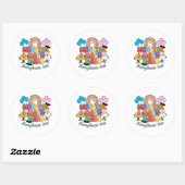 Rond Sticker Monster Mash Bash Circle (Feuille)