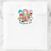 Rond Sticker Monster Mash Bash Circle (Sac)