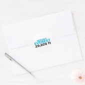 Rond Sticker Mont Everest (Enveloppe)