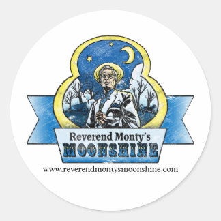 Rond Sticker Monty Reverend