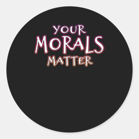 Rond Sticker Moral (Devant)
