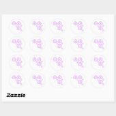 Rond Sticker Moroccan Zelij* Ceramic (Feuille)