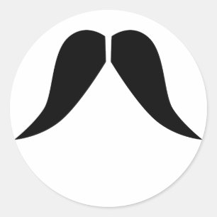 Rond Sticker Moustache