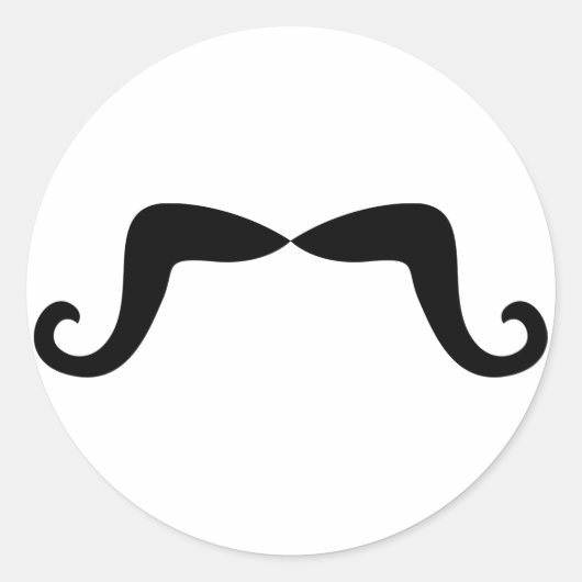 Rond Sticker Moustache (Devant)