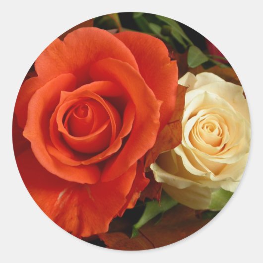 Rond Sticker multi-Roses (Devant)