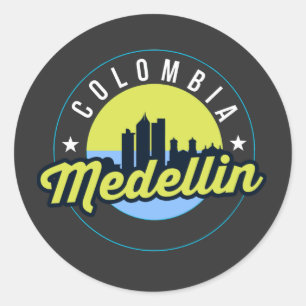 Rond Sticker municipal de Medellin