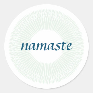 Rond Sticker Namaste Small Round