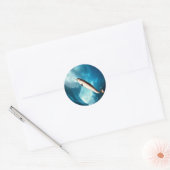 Rond Sticker Narwhal (Enveloppe)