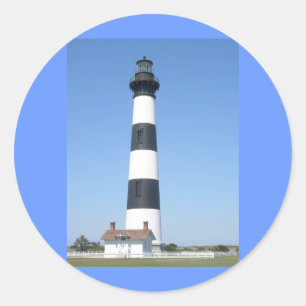 Rond Sticker NC Bodie Lighthouse Outer Banks