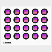 Rond Sticker ne vous ralentit pas (Feuille)