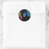 Rond Sticker Neon Circles (Sac)