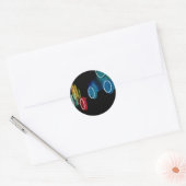 Rond Sticker Neon Circles (Enveloppe)