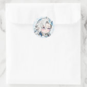 Rond Sticker Neuvillette Chibi (Sac)
