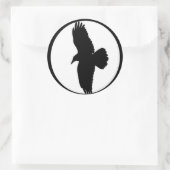 Rond Sticker NEVERMORE PARANORMAL (Sac)