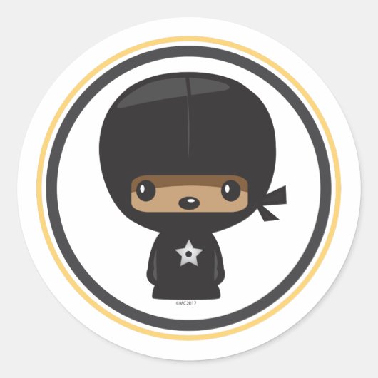 Rond Sticker Ninja (Devant)