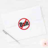 Rond Sticker "No Duh" (Enveloppe)