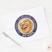 Rond Sticker "No Hope" d'Obama (Enveloppe)