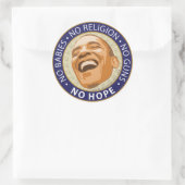 Rond Sticker "No Hope" d'Obama (Sac)
