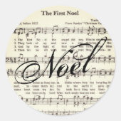 Rond Sticker Noel Classic Round (Devant)