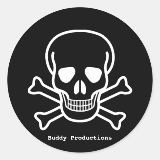 Rond Sticker noir BP 7 (Devant)