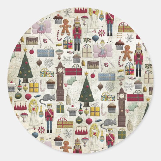 Rond Sticker Nutcracker (Devant)