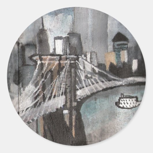 Rond Sticker NYC (Devant)