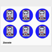 Rond Sticker Obama (Feuille)