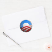 Rond Sticker Obama (Enveloppe)