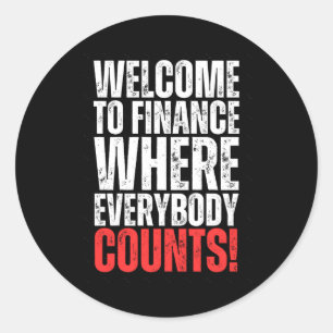 Rond Sticker Office Finance Funny2