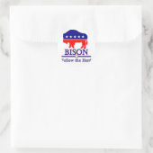 Rond Sticker officiel du Bison Party (Sac)