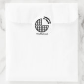 Rond Sticker officiel WaffleCast (Sac)