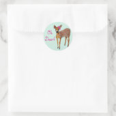 Rond Sticker "Oh Deer" (Sac)