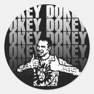 Rond Sticker Okey Dokey