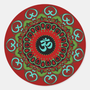 Rond Sticker Om of Chaos