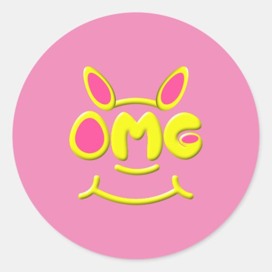 Rond Sticker OMG (Devant)