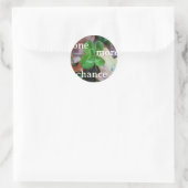 Rond Sticker 'One more Chance' (Sac)