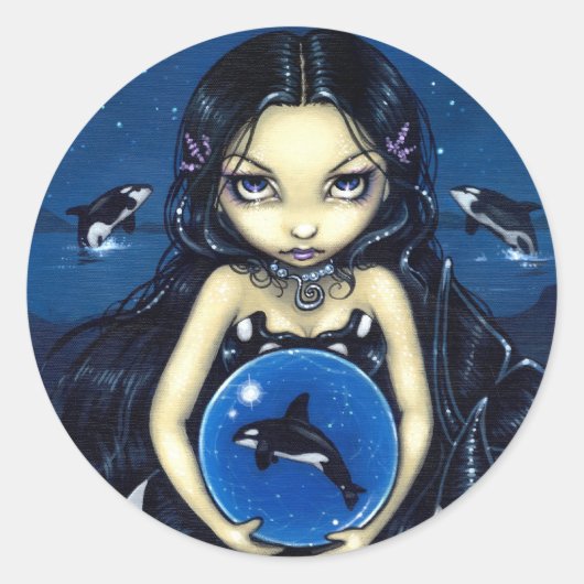 Rond Sticker "Orca Magic" (Devant)