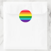 Rond Sticker original Rainbow Flag (Sac)